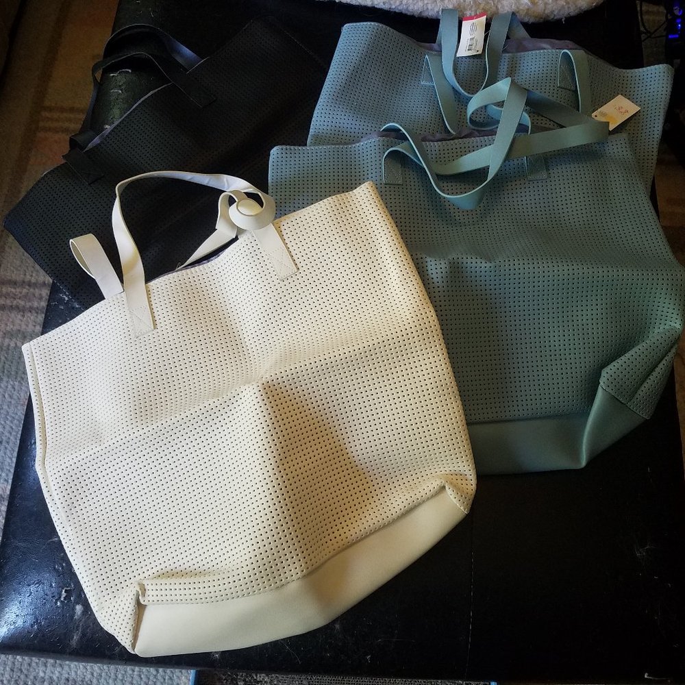 RESERVED! DO NOT BUY! -Target Embroidery Cross Stitch Faux Leather Totes (all 3)